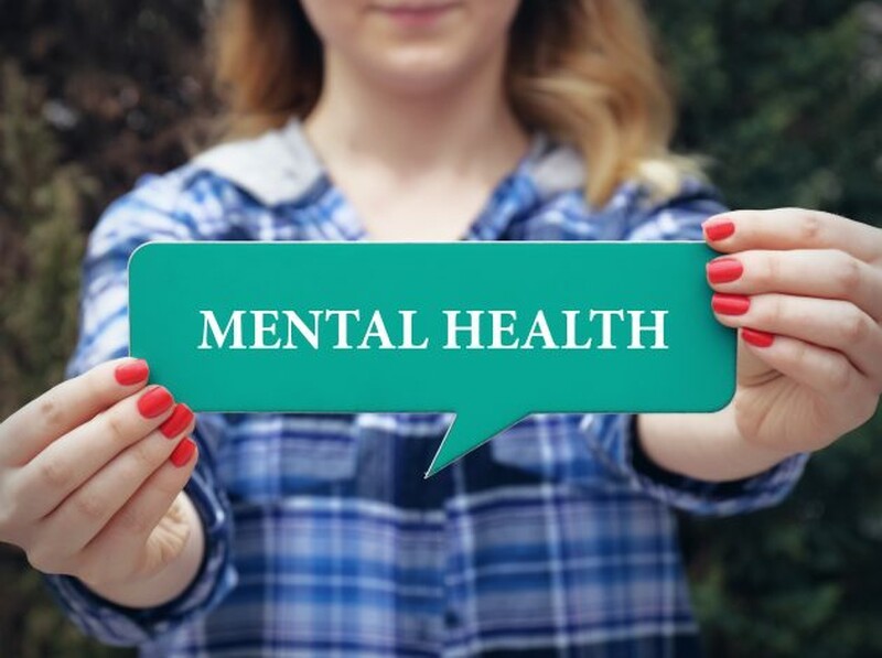 Mental health young woman
