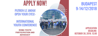 Apply Now International Roma youth conference 