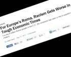 'Racism against Roma worse in recession', says Time magazine