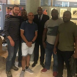 ASLEF Black and Ethnic Minority Committee with race campaigner Dr Neville Lawrence OBE