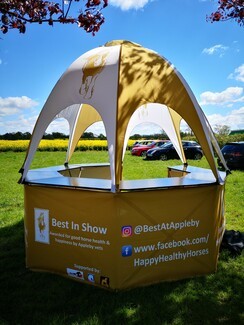 Best in show tent kiosk