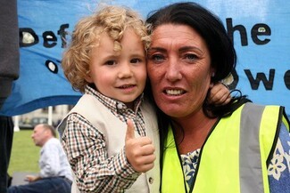 Gypsy Traveller rally against new planning laws