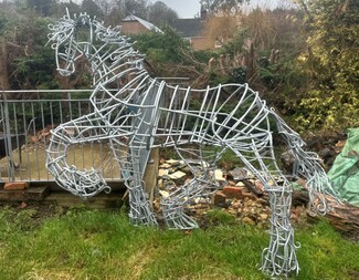 Drive 2 Survive appeal for help with Appleby stallion sculpture