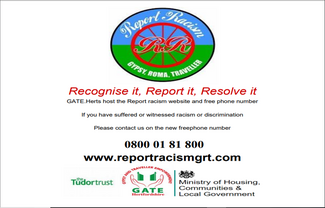 Report racism grt promotion advert