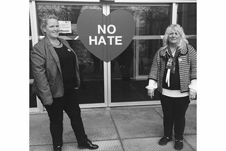 Indomitable Gypsy/Traveller campaigners: Sherrie Smith and Josie O’Driscoll © GATE Herts