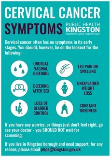 Cervical cancer symptoms