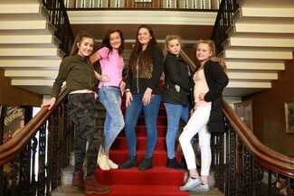 Jolene Fisher (14) Maisie Johnson (13)  Savannah Miller (13)  Rona Jones (13)  Demi Jones (12) 