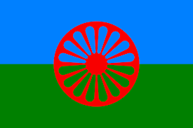 The Romani flag 
