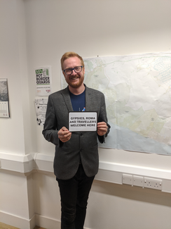 Lloyd Russell-Moyle, Member of Parliament for Brighton Kemptown, pledges to take a stand against racism towards Gypsies, Roma and Travellers