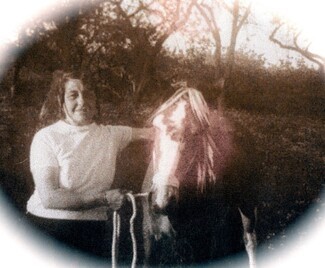 Chris Smith's mam, Elizabeth(Betty)Smith, Yarkhill Farm, early 1970’s