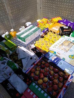 donations of food for NHS