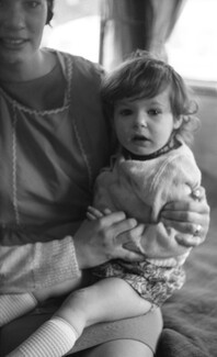 Mother and daughter. Early 1971. Barnsley, South Yorkshire. © KIERON FARROW.