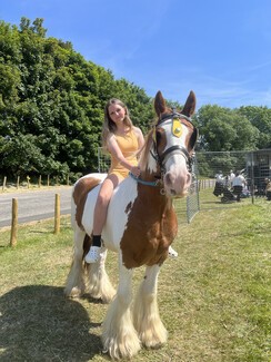 Annaliese and Jacob who won a Rising Star rosette