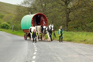 Billy Welch explains he manages the old traditional fair. That is Fair Hill and they do have tickets. On Fair hill this year there was no trouble and no arrests © Natasha Quarmby