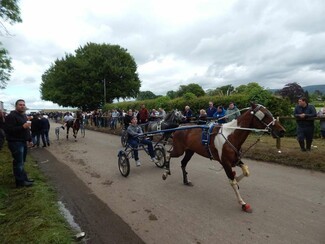 The Appleby Flash is clearly marked with barriers and set aside for horses to show their pace and fitness, not for pedestrians to wander about in © Mike Doherty/TT 