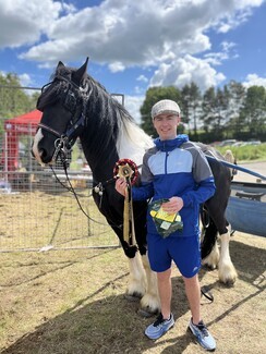 Best at Appleby winner Maggie and owner Dylan