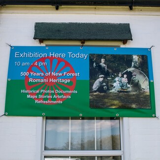 New Forest Romany Exhibition Banner