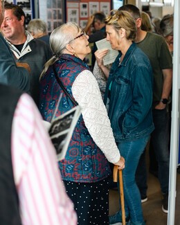 Crowds Inside the Exhibition