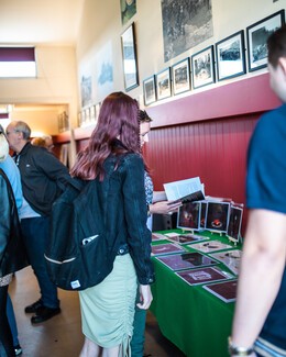 Crowds Inside the Exhibition