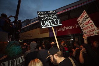 Brighton Counter Protest 2024 7th of August 31