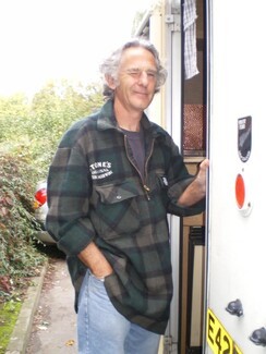 Bob Lovell with his live-in van